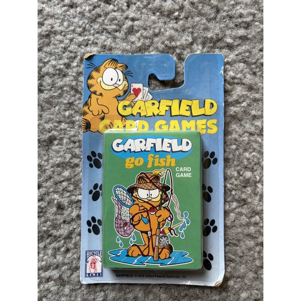 Garfield 1978 Card Game ‘Go Fish ’ SEALED